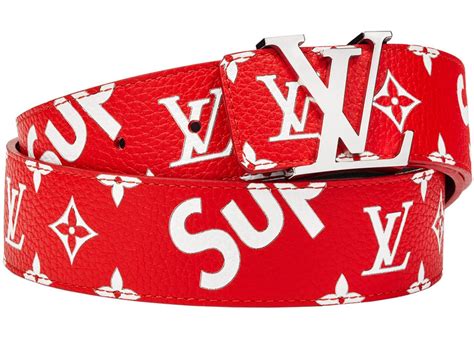 supreme x louis vuitton belt fake|louis vuitton supreme foulard.